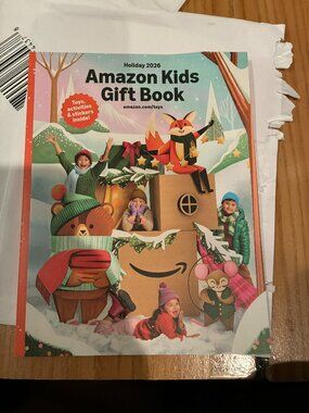 Lot of 3  Amazon Kids Gift Book Holiday 2026 Toy Catalog Activities Stickers Gam